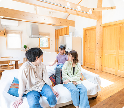 家族の団らんのイメージ