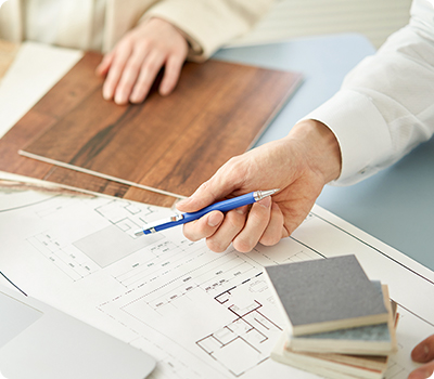 リフォームの設計中のイメージ